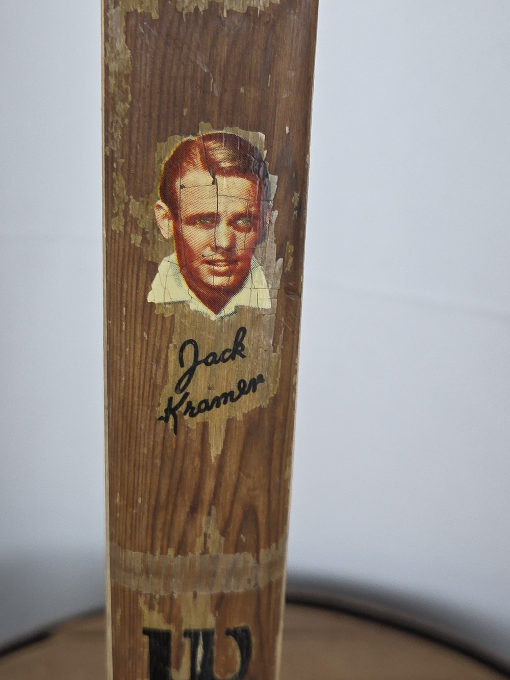 Jack Kramer Vintage Wooden Tennis Racket in Brown and Natural Wood - Picture 6 of 14